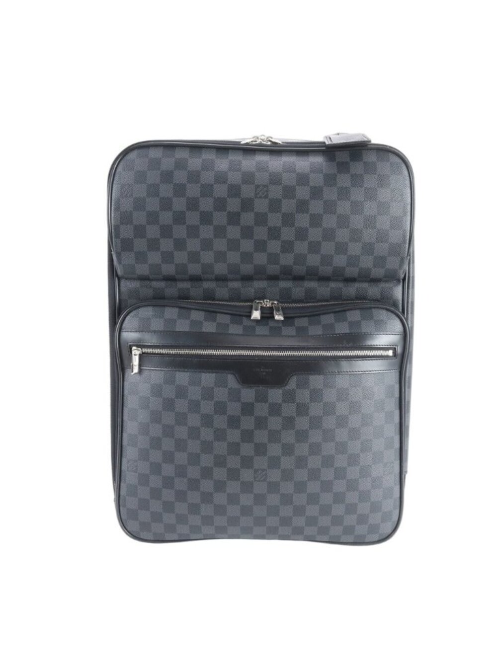Louis Vuitton Damier Graphite Pegase 55 Leather Suitcase Bag - Picture 2 of 12